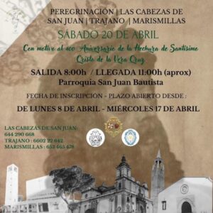 Peregrinación Marismillas/Trajano al Stmo. Cristo de la Vera Cruz